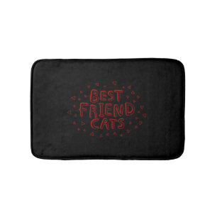 Best Friend Cats Bath Mat