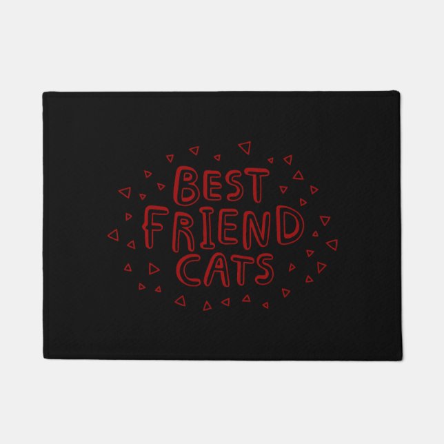 Best Friend Cats Doormat (Front)