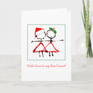 Best Friend Christmas Card