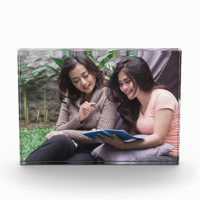 Best friend Christmas Gift for Friend Friendship  Photo Block (Front)