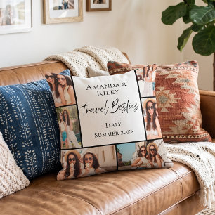 Best Friend Collage Photo Cushion