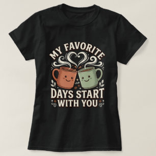Best Friend Day Shirt: Cute Coffee Matching Outfit T-Shirt