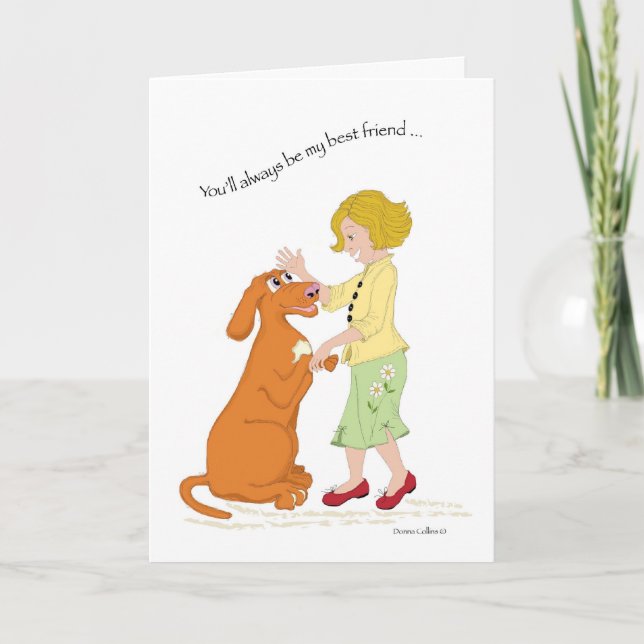 Best Friend Dog Card (Front)