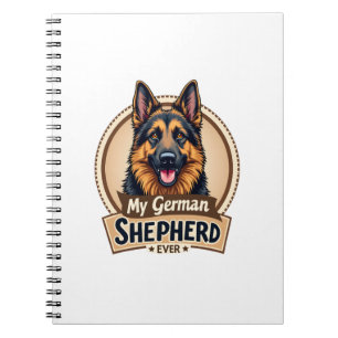 Best Friend Ever My German Shepherd Vintage Dog Lo Notebook