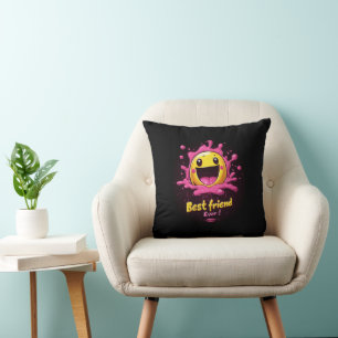 Best Friend Ever! text design Cushion