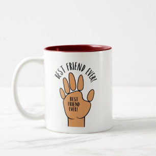 Best Friend Ever Two-Tone Coffee Mug
