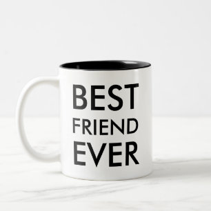 Best Friend Ever   Valentine's Day Gift Two-Tone Coffee Mug