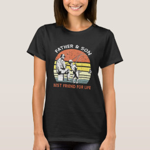 Best Friend For Life Father And Son Fishing Vintag T-Shirt
