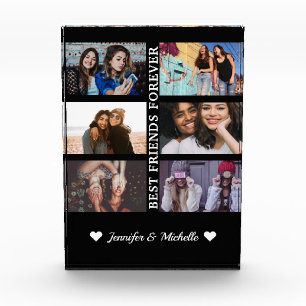 Best Friend Forever Custom 6 Photo collage & Name
