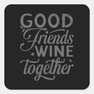 Best Friend Forever Friendship Bestie BFF Squad  Square Sticker