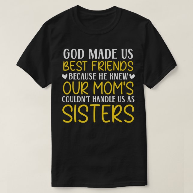 Best Friend Forever Friendship Bestie BFF Squad T-Shirt (Design Front)