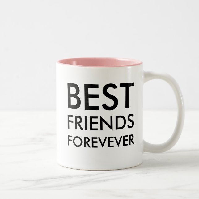 Best Friend Forever | friendship Gift Two-Tone Coffee Mug (Right)