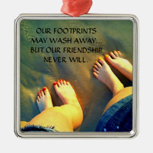 Best Friend Friendship Poem Metal Tree Decoration