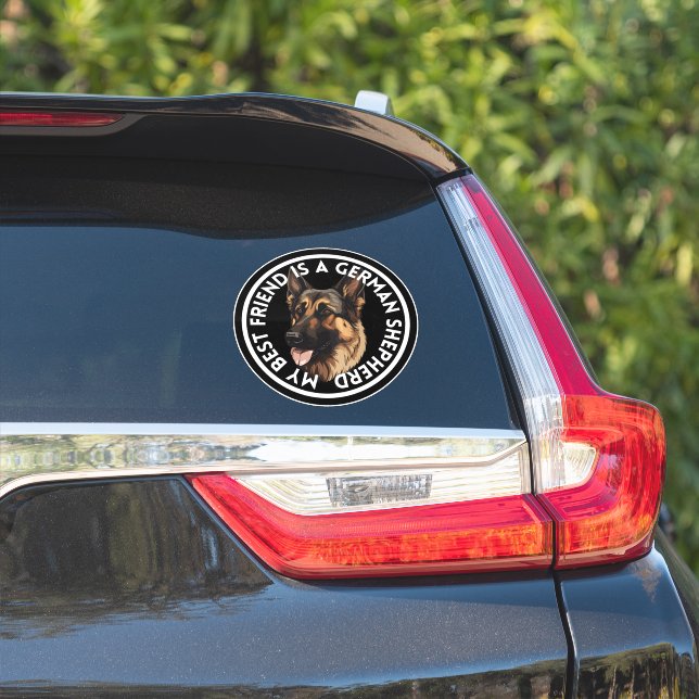 Best Friend German Shepherd (Car Side)