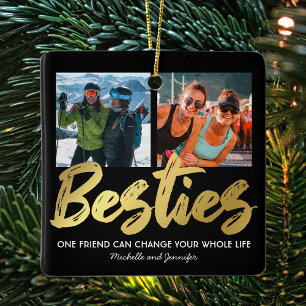 Best Friend Gift   Christmas Ceramic Ornament