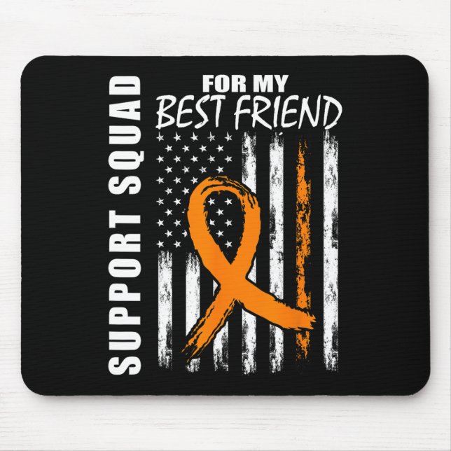 Best Friend Gifts Multiple Sclerosis Flag Support  Mouse Mat (Front)