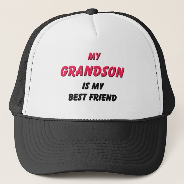 Best Friend Grandson Trucker Hat (Front)
