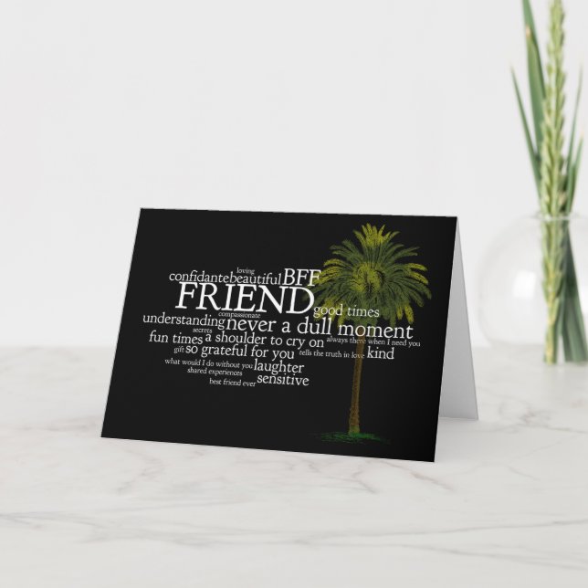 Best Friend Greeting Card (Front)