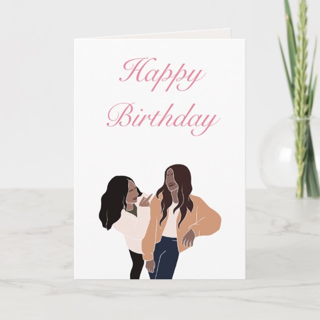 Best friend Happy Birthday Card - Dark humour (Front)