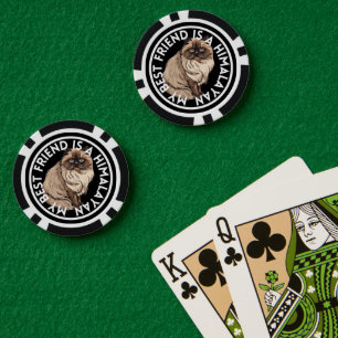 Best Friend Himalayan Cat Poker Chips