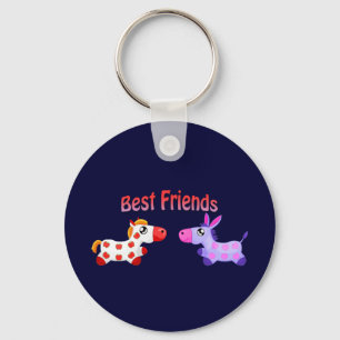 Best Friend Horses Key Ring
