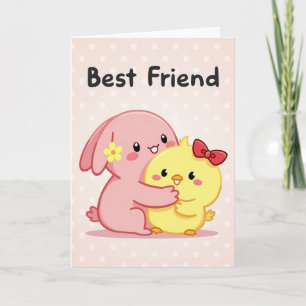 Best Friend Hugs Warm Card
