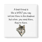 Best Friend Inspirational Quote Wolf, Wolves 