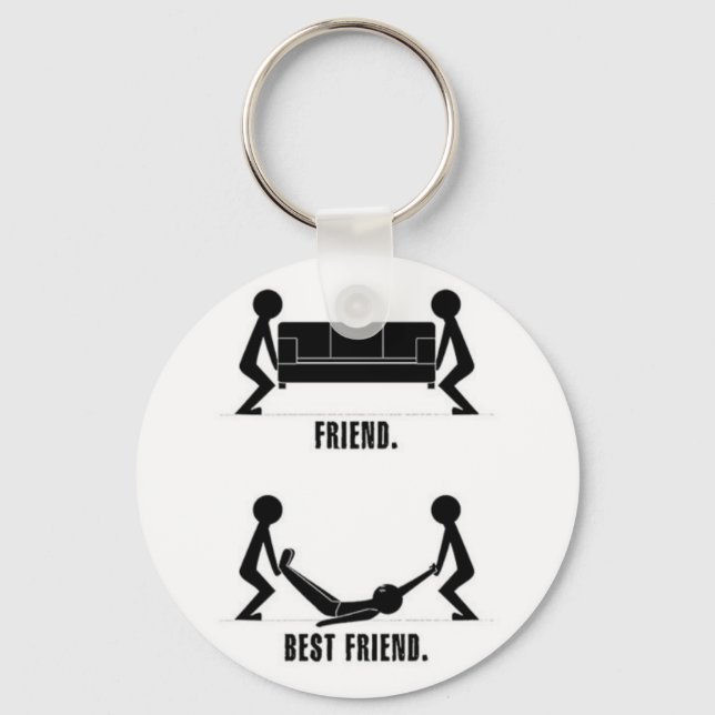 Best Friend Key Ring (Front)