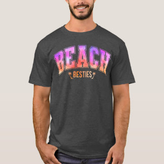 Best Friend Matching Beach Tie Dye Bestie Trip BFF T-Shirt