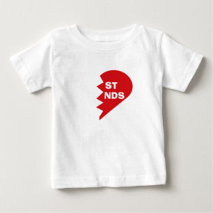 Best friend matching heart set of two baby T-Shirt