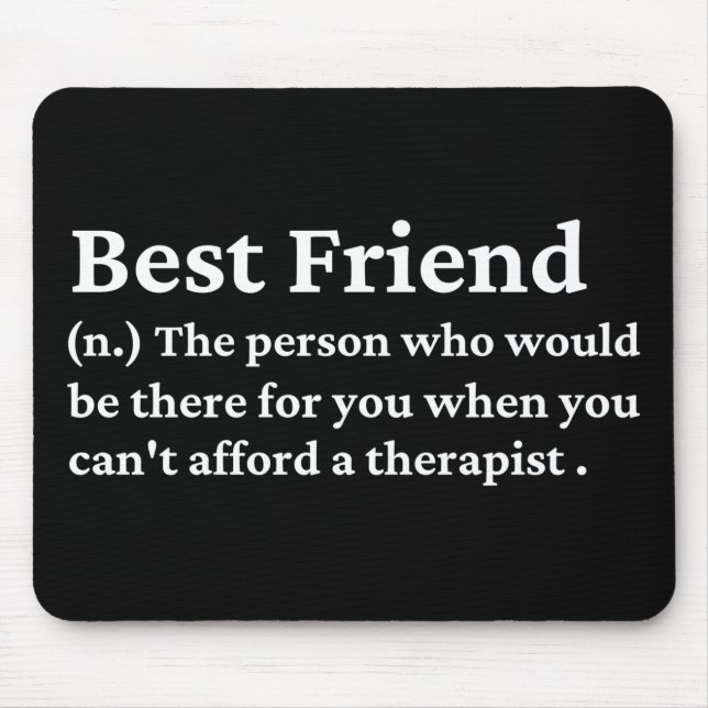 Best Friend Mouse Mat (Front)