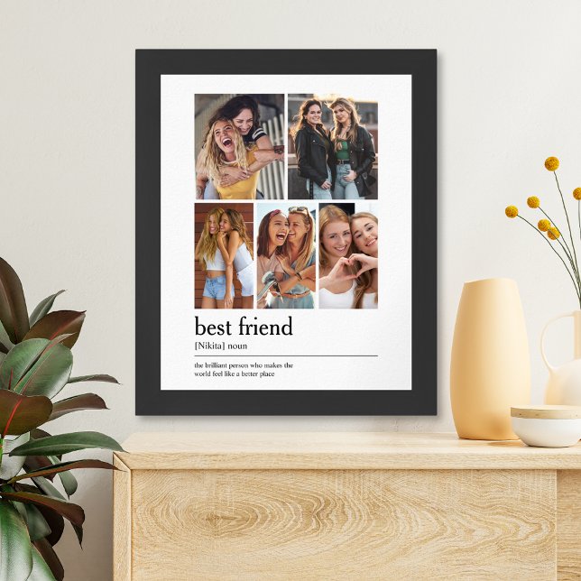 Best Friend Photo Collage Keepsake  Poster (Creator Uploaded)