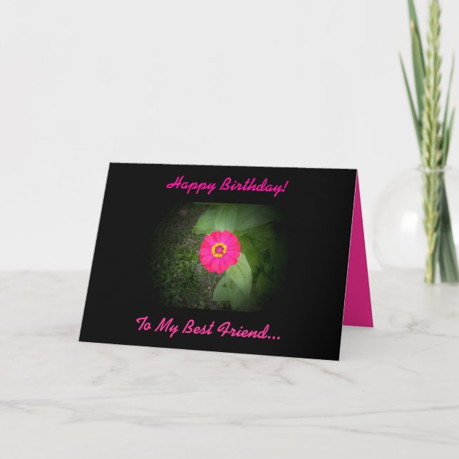 Best Friend Poem Birthday Card (Front)
