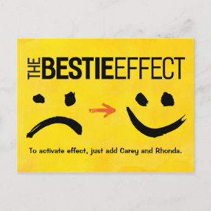 Best Friend Postcard, The Bestie Effect Postcard