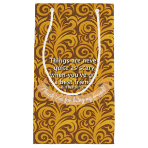 Best friend quote small gift bag