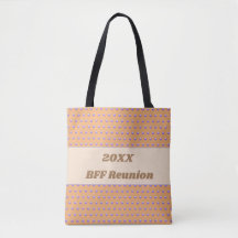 Best Friend Reunion Blue Peach Polka Dot BFF