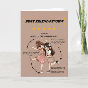 Best Friend Review Greeting Card