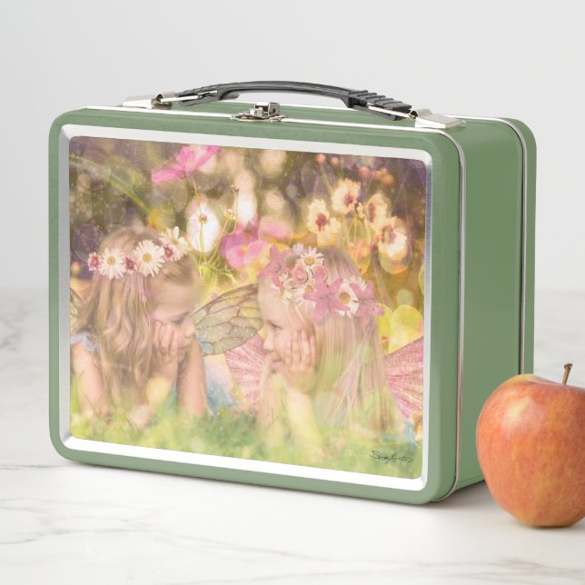 Best Friend & Sisters Magical Fairies Metal Lunch Box (In Situ)