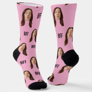Best Friend Socks BFF Gift Socks Custom Face Socks