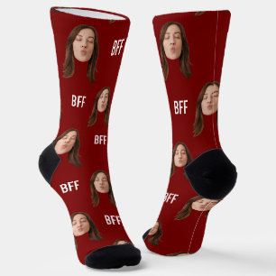 Best Friend Socks BFF Gift Socks Custom Face Socks