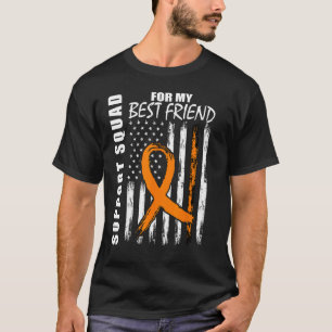 Best Friend Support Leukaemia Awareness Flag Suppo T-Shirt