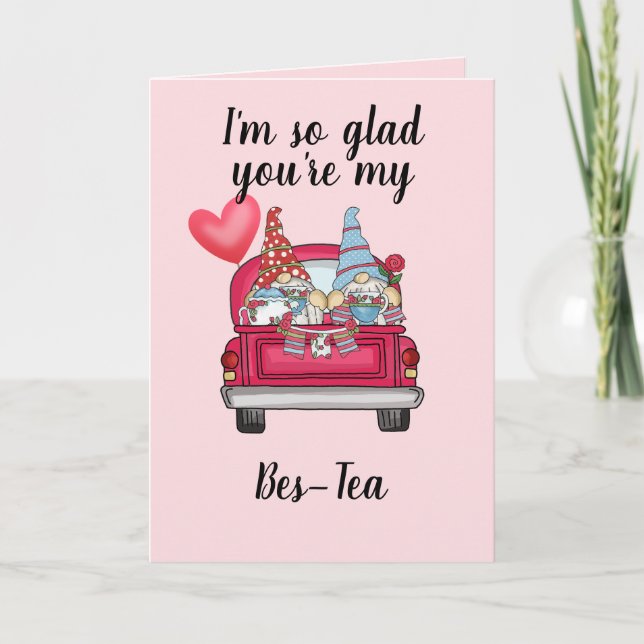 Best Friend Valentine Holiday Card (Front)