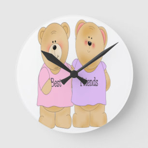 best friend wall clock