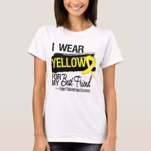 Best Friend Yellow Ribbon Endometriosis T-Shirt