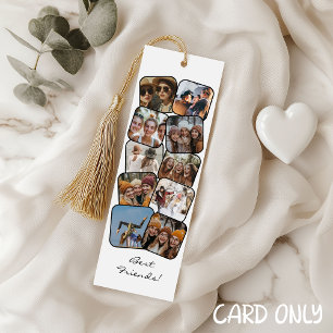 Best Friends 10 Photo Collage Bookmark Rack Car Rack Card