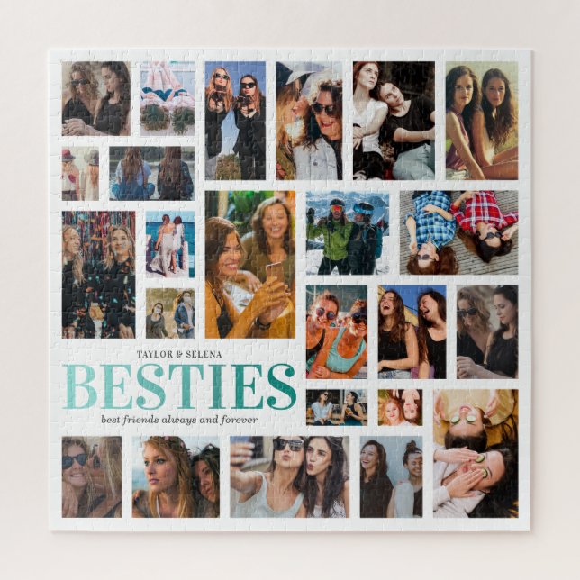 Best Friends 24 Photo Collage Jigsaw Puzzle (Vertical)