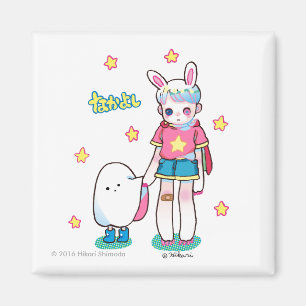 Best Friends 2 Inch Square Magnet