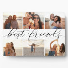 Best Friends 6 Photo Collage Plaque