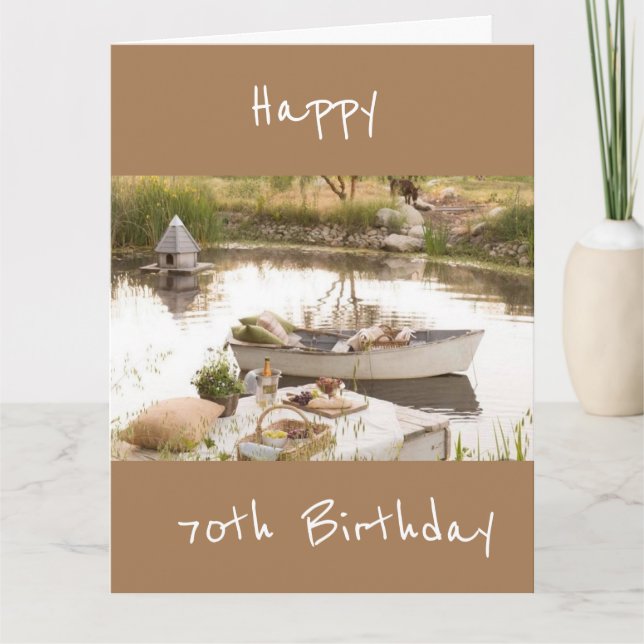 BEST FRIEND'S *70th* BIRTHDAY CARD (Front)