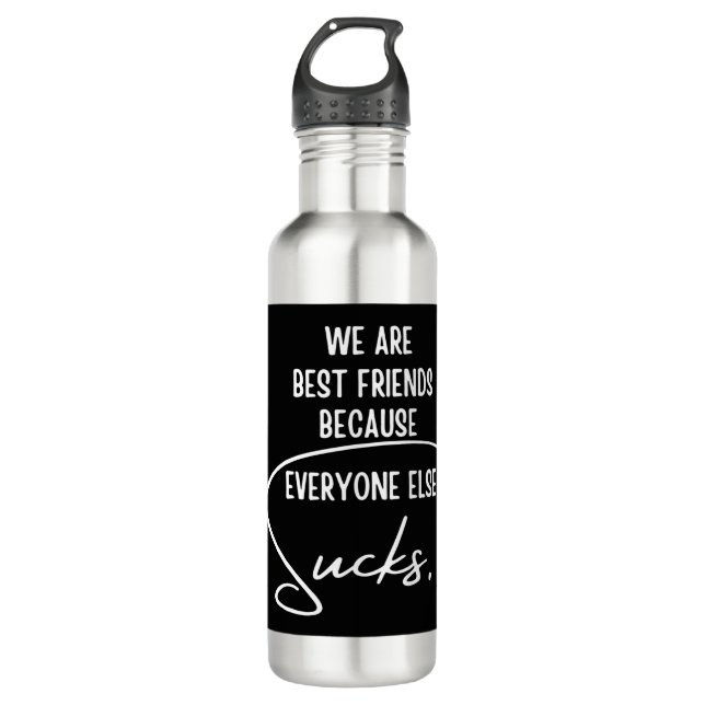 Best Friends 710 Ml Water Bottle (Front)